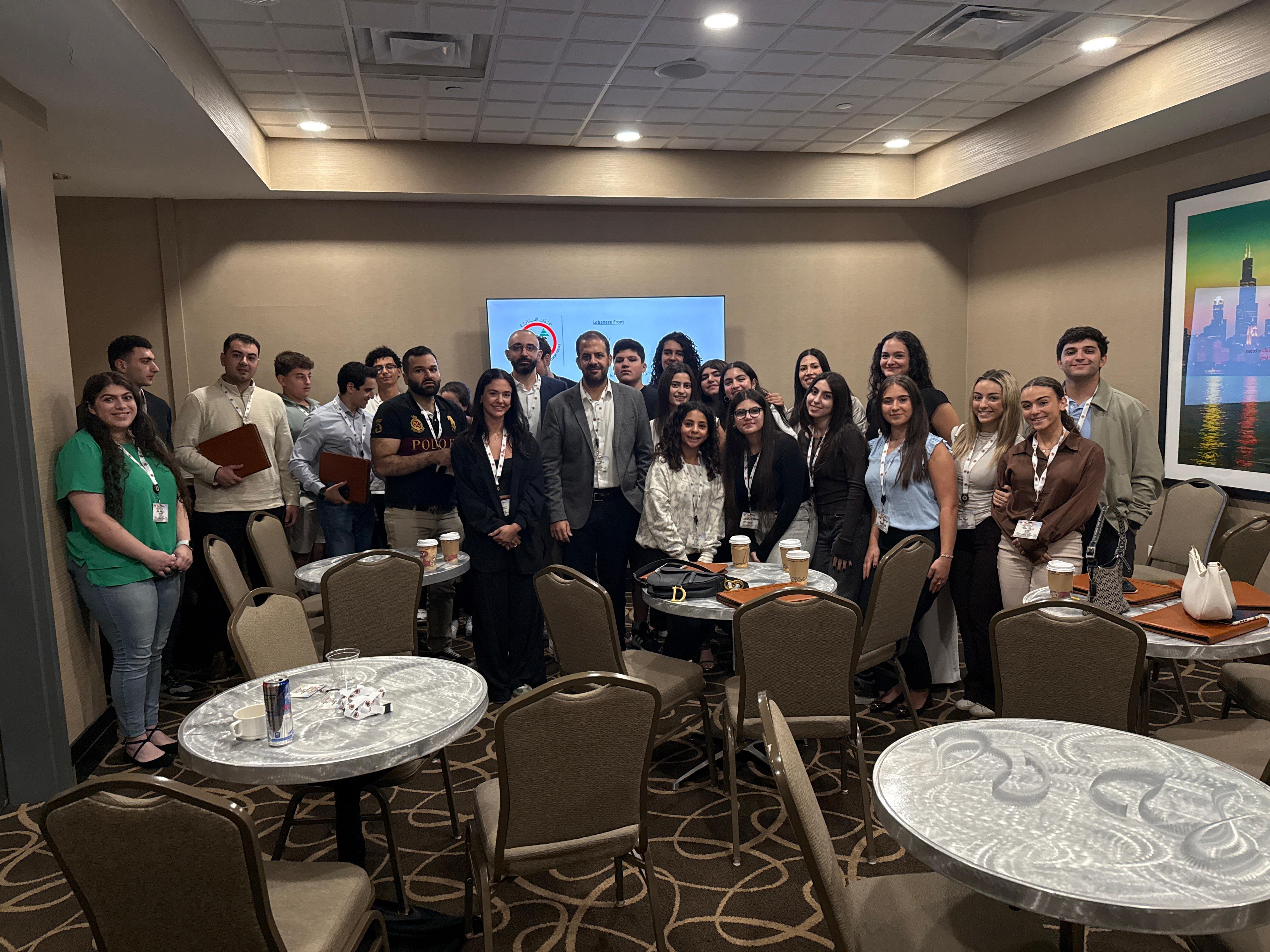 Zoom meeting with Samir Geagea